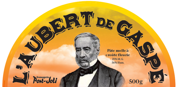 L'Aubert de Gaspé - Brie  - Demie meule (500gr)